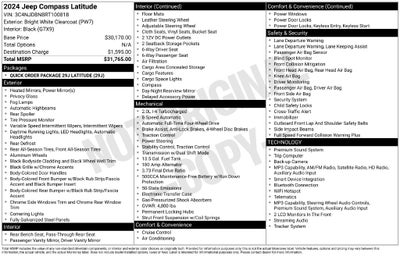 2024 Jeep Compass Latitude 4x4