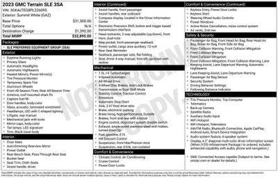 2023 GMC Terrain SLE