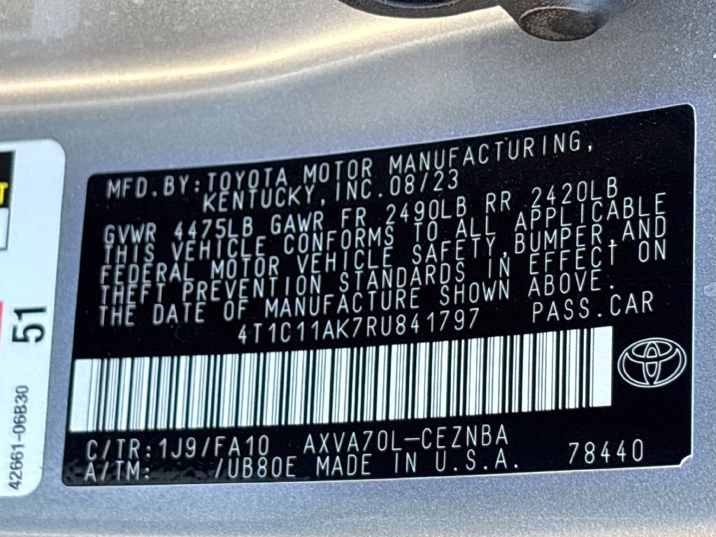 2024 Toyota Camry LE