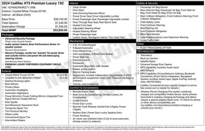 2024 Cadillac XT5 Premium Luxury