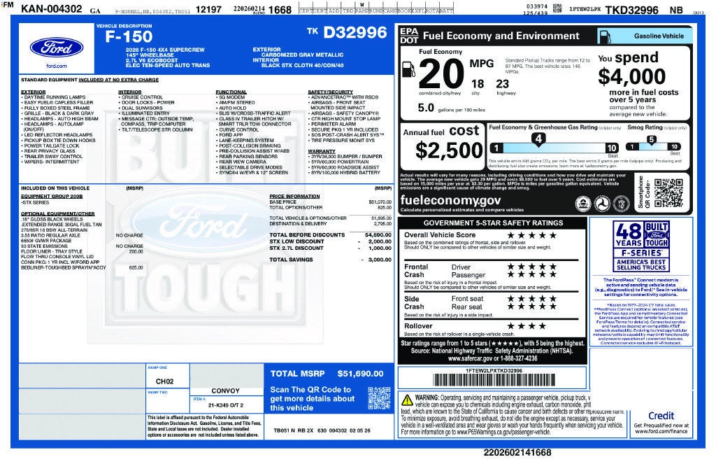 2026 Ford F-150 STX