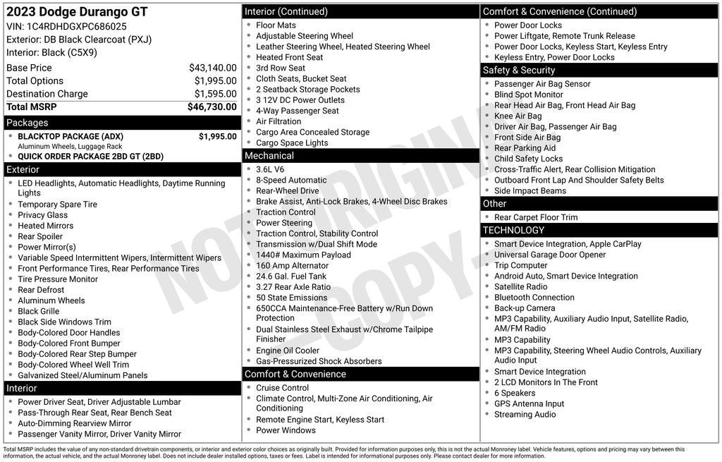 2023 Dodge Durango GT