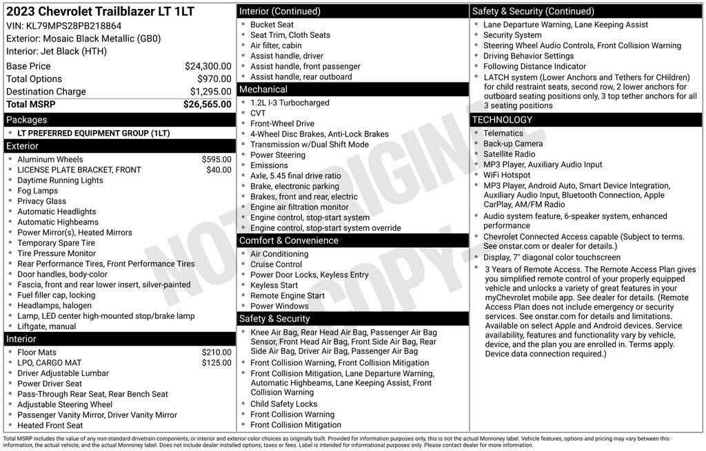 2023 Chevrolet Trailblazer LT