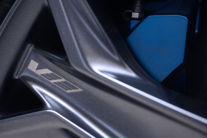 Close-up of the 2026 OPTIQ-V Brembo Performance Front Brakes | Dan Vaden Chevrolet Brunswick in Brunswick GA